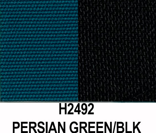 Buy h2492-persian-green-black-34-10 Stayfast Cloth Canvas
