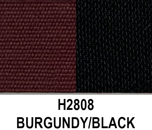Buy h2808-burgundy-black Stayfast Cloth Canvas