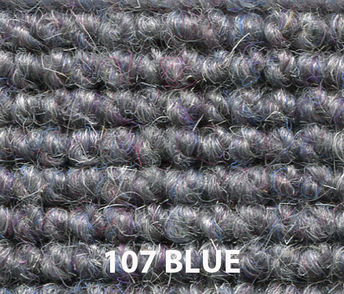 Buy 107-blue German Wool Square Weave Carpet