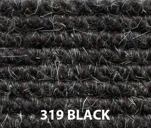 Buy 319-black German Wool Square Weave Carpet
