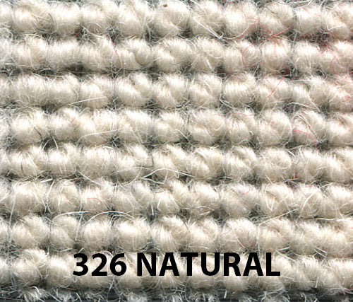 Buy 326-natural German Wool Square Weave Carpet