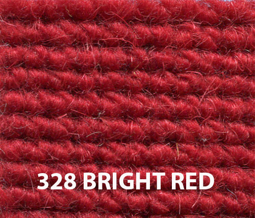 Buy 328-bright-red German Wool Square Weave Carpet