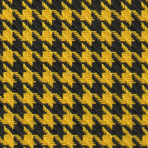 Buy yellow Nova Houndstooth Fabric