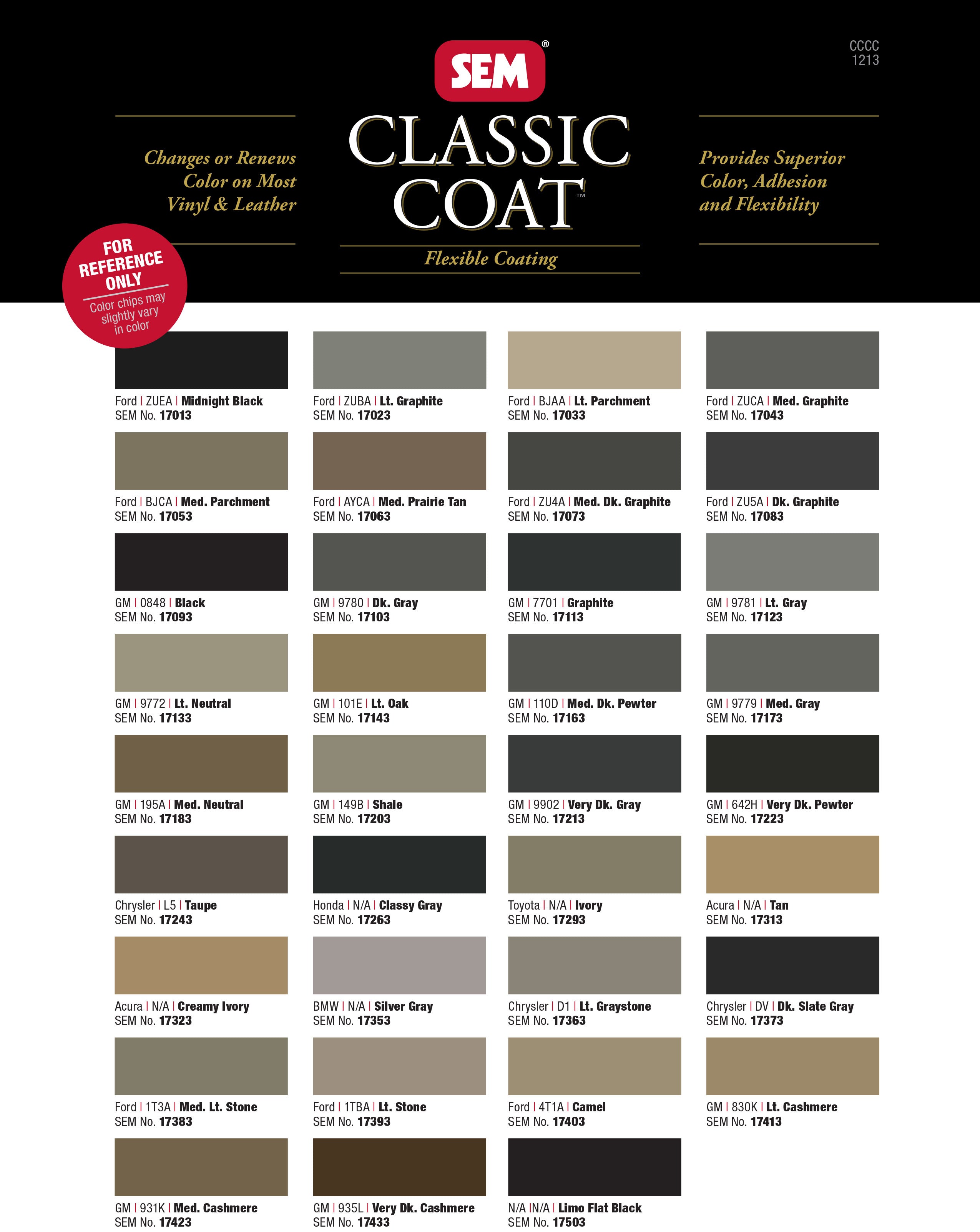 Buy limo-flat-black SEM Classic Coat