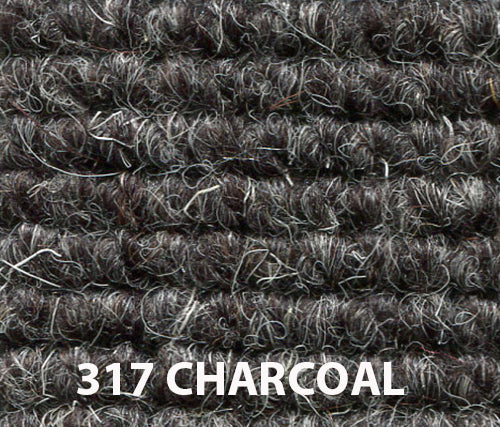 Buy 317-charcoal German Wool Square Weave Carpet