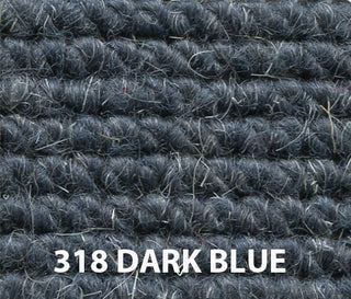 Buy 318-dk-blue German Wool Square Weave Carpet