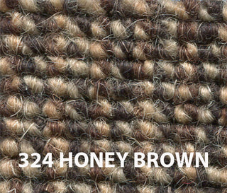 Buy 324-honey-brown German Wool Square Weave Carpet