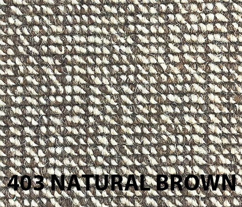Buy 403-natural-brown German Wool Square Weave Carpet