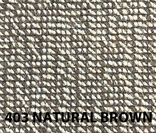 Buy 403-natural-brown German Wool Square Weave Carpet