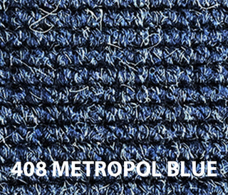 Buy 408-metropool-blue German Wool Square Weave Carpet