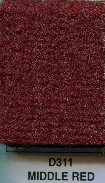 Buy middle-red Finetuft Velour Carpet