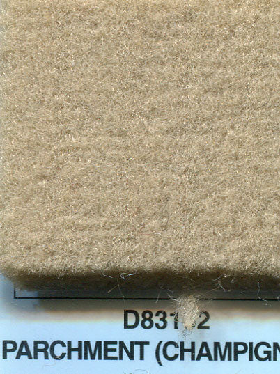 Buy parchment Backless Finetuft Velour Carpet