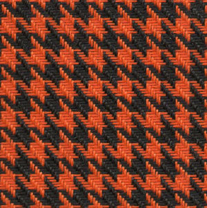 Buy orange Nova Houndstooth Fabric